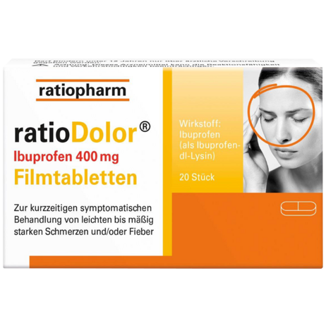 ratioDolor Ibuprofen 400mg Filmtabletten