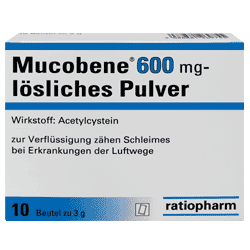 Mucobene® 600&nbsp;mg lösliches Pulver