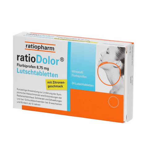 ratioDolor® Flurbiprofen 8,75&nbsp;mg Lutschtabletten