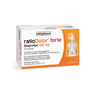 ratioDolor® forte Ibuprofen 400 mg Filmtabletten